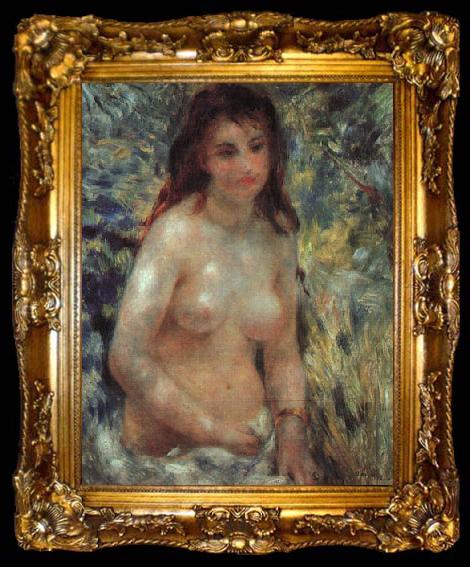 framed  Pierre Renoir Study for Nude in the Sunlight, ta009-2